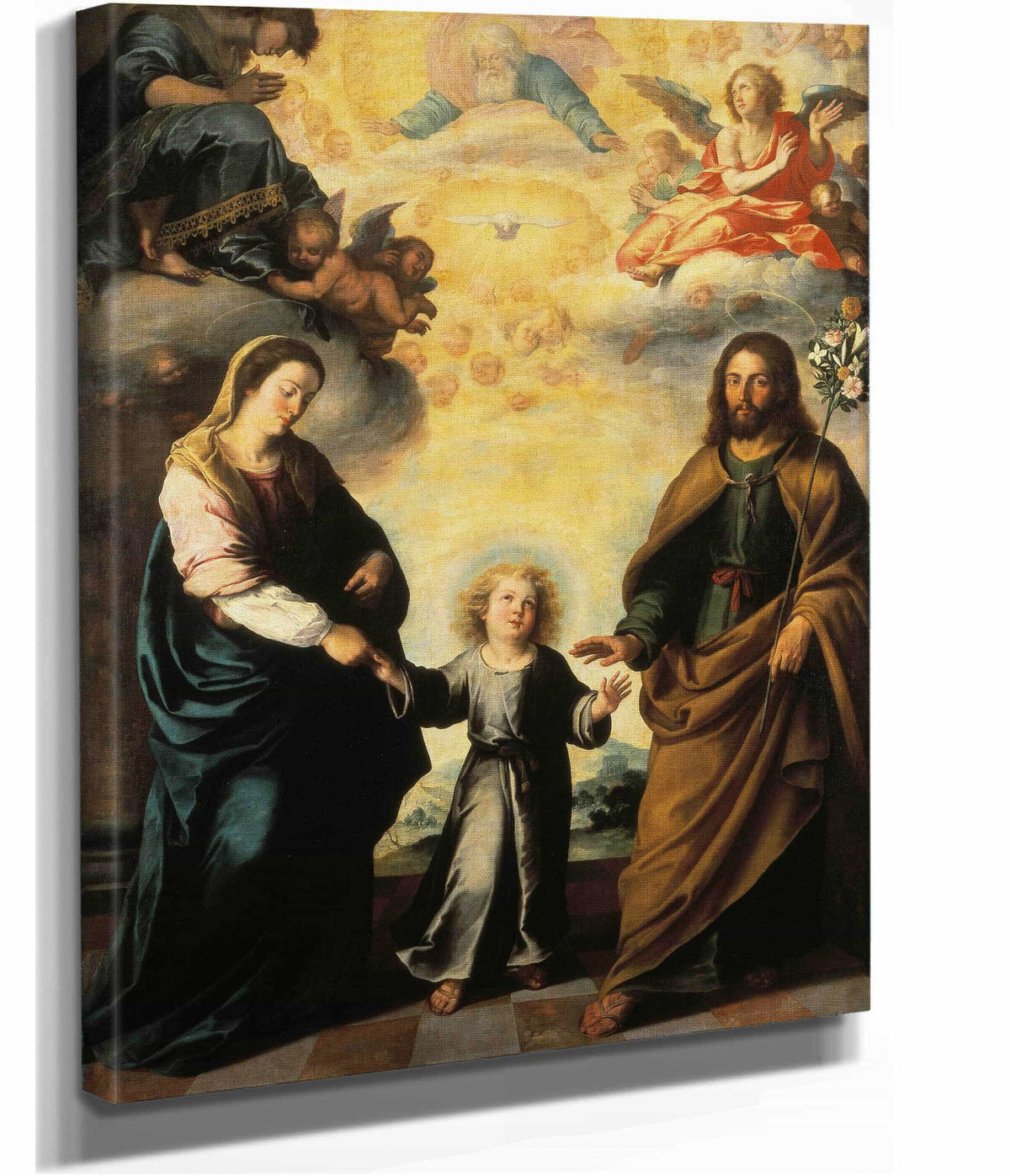 The Return Of The Holy Family From Egypt by Bartolome Esteban Murillo