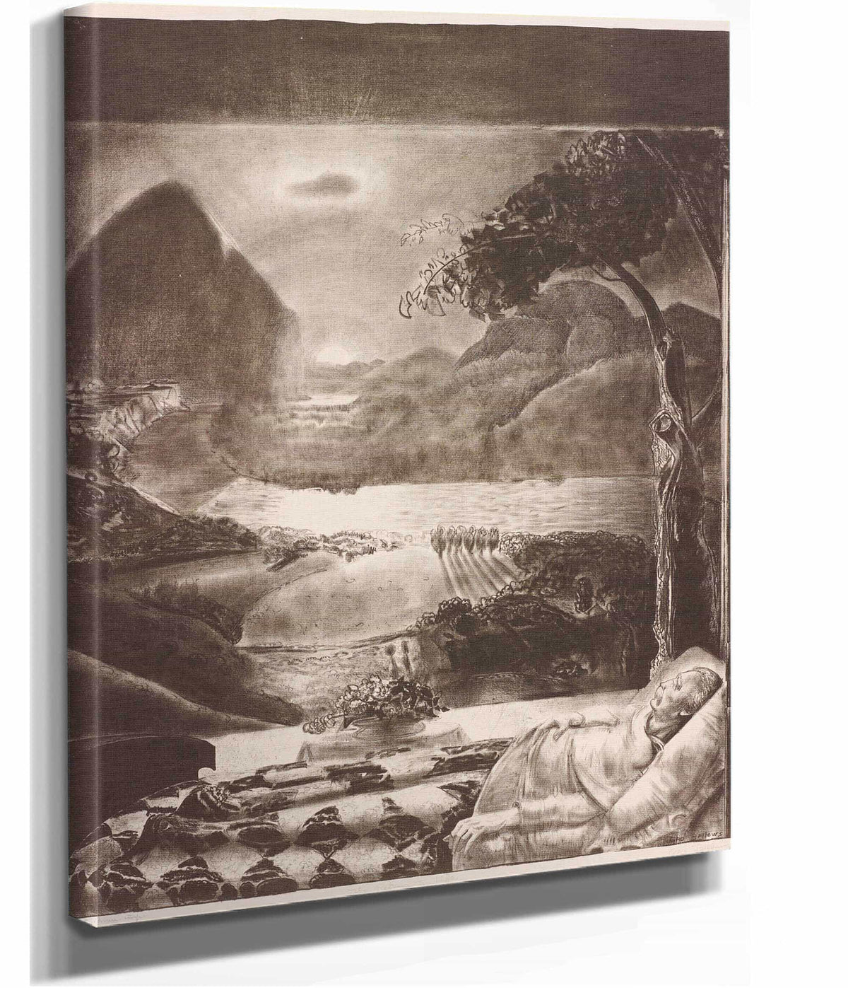 The Return To Life From H G Wells Series Men Like Gods by George Wesley Bellows