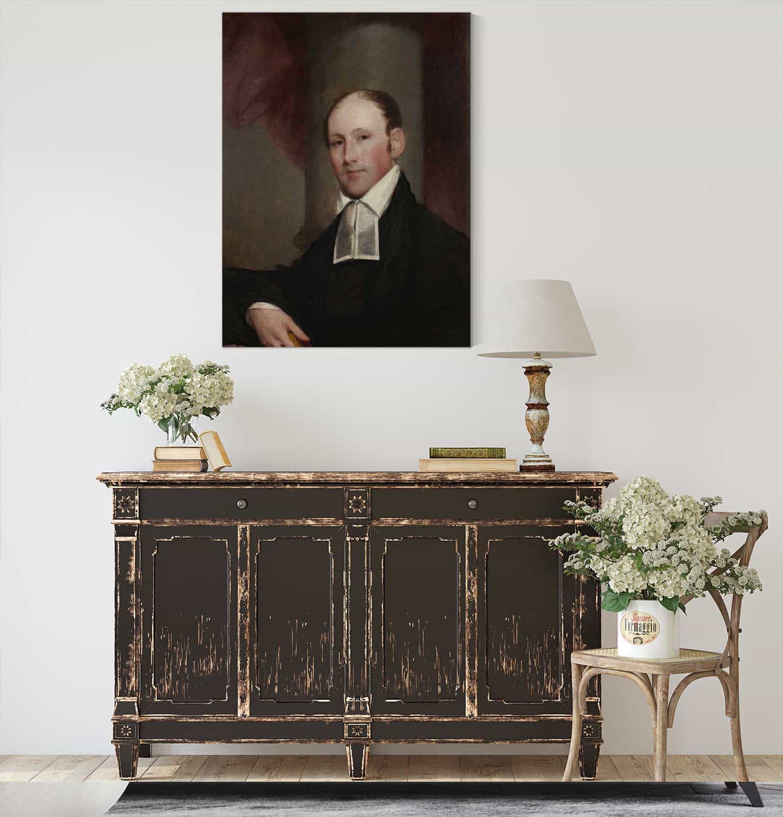 The Rev Charles Burroughs Dd by Gilbert Stuart