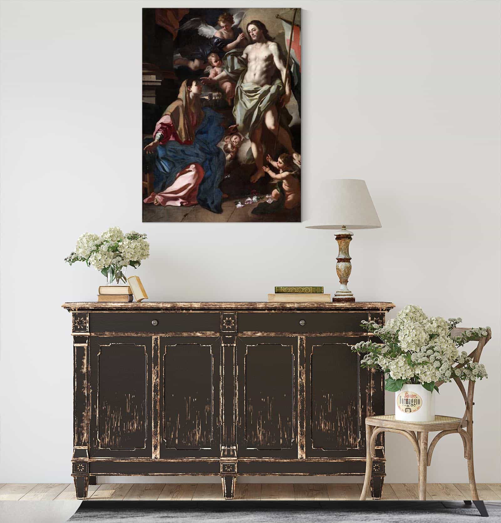 The Risen Christ Appearing To The Virgin by Francesco Solimena