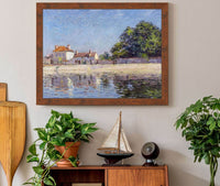 The River Loing At Saint Mammes by Alfred Sisley