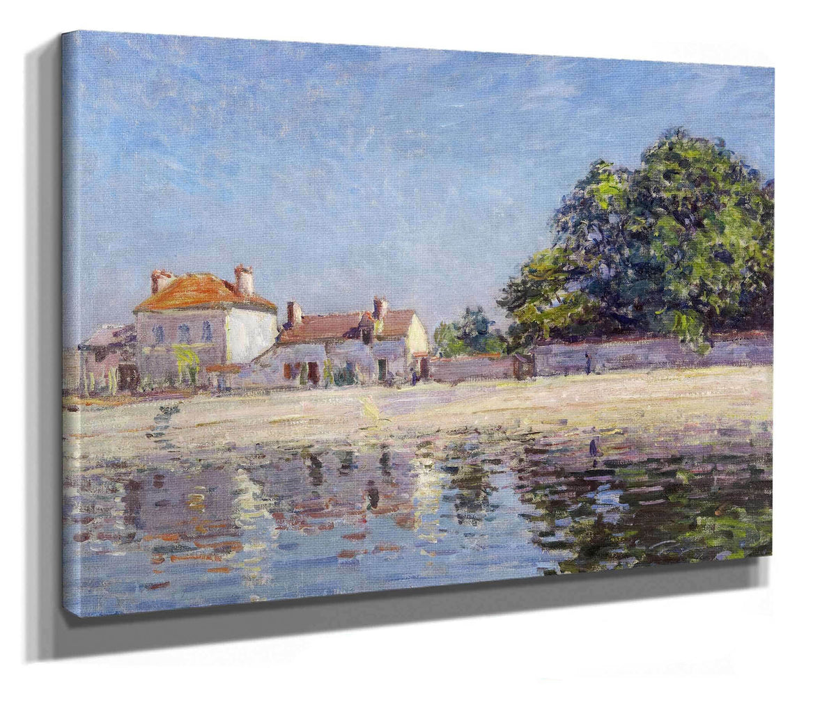 The River Loing At Saint Mammes by Alfred Sisley
