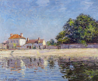 The River Loing At Saint Mammes by Alfred Sisley