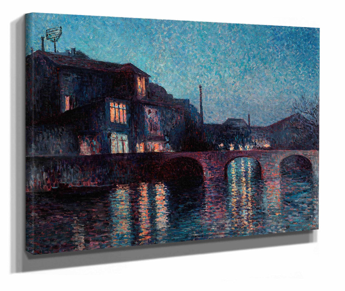 The River Sambre In Charleroi by Maximilien Luce