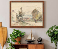 The Road From Versailles To Louveciennes by Camille Pissarro