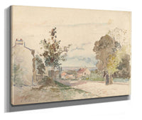 The Road From Versailles To Louveciennes by Camille Pissarro