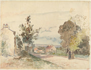 The Road From Versailles To Louveciennes by Camille Pissarro