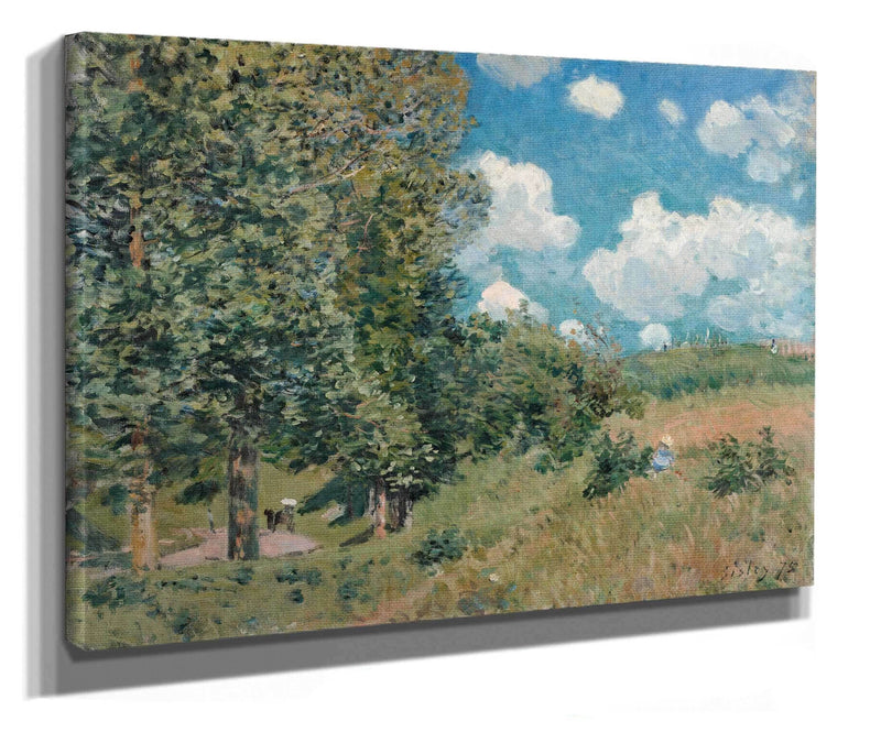 The Road From Versailles To Saint Germain by Alfred Sisley