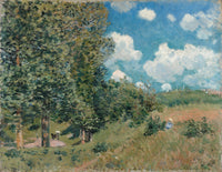 The Road From Versailles To Saint Germain by Alfred Sisley