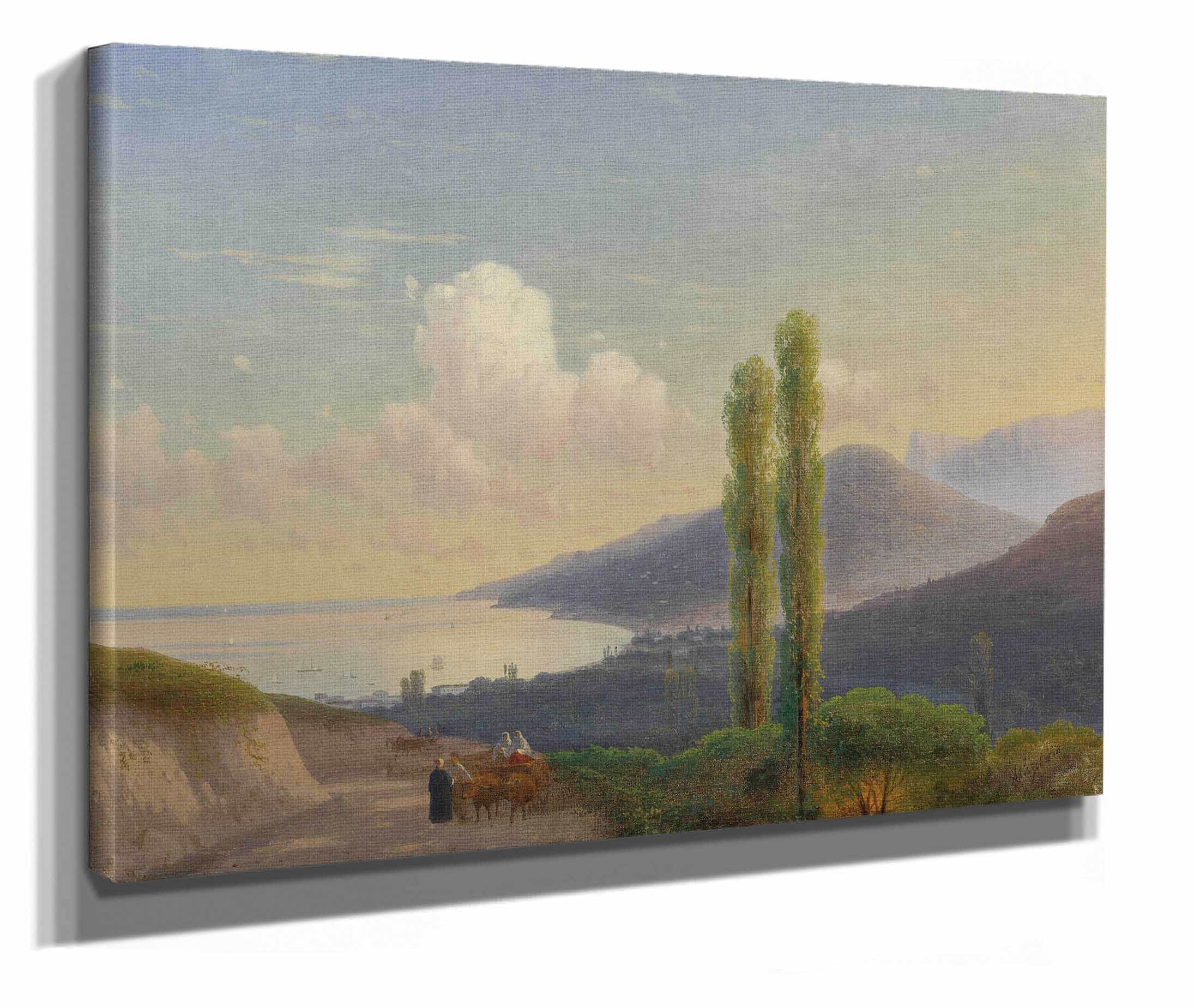 The Road To Gurzuf Crimea by Ivan Konstantinovich Aivazovsky