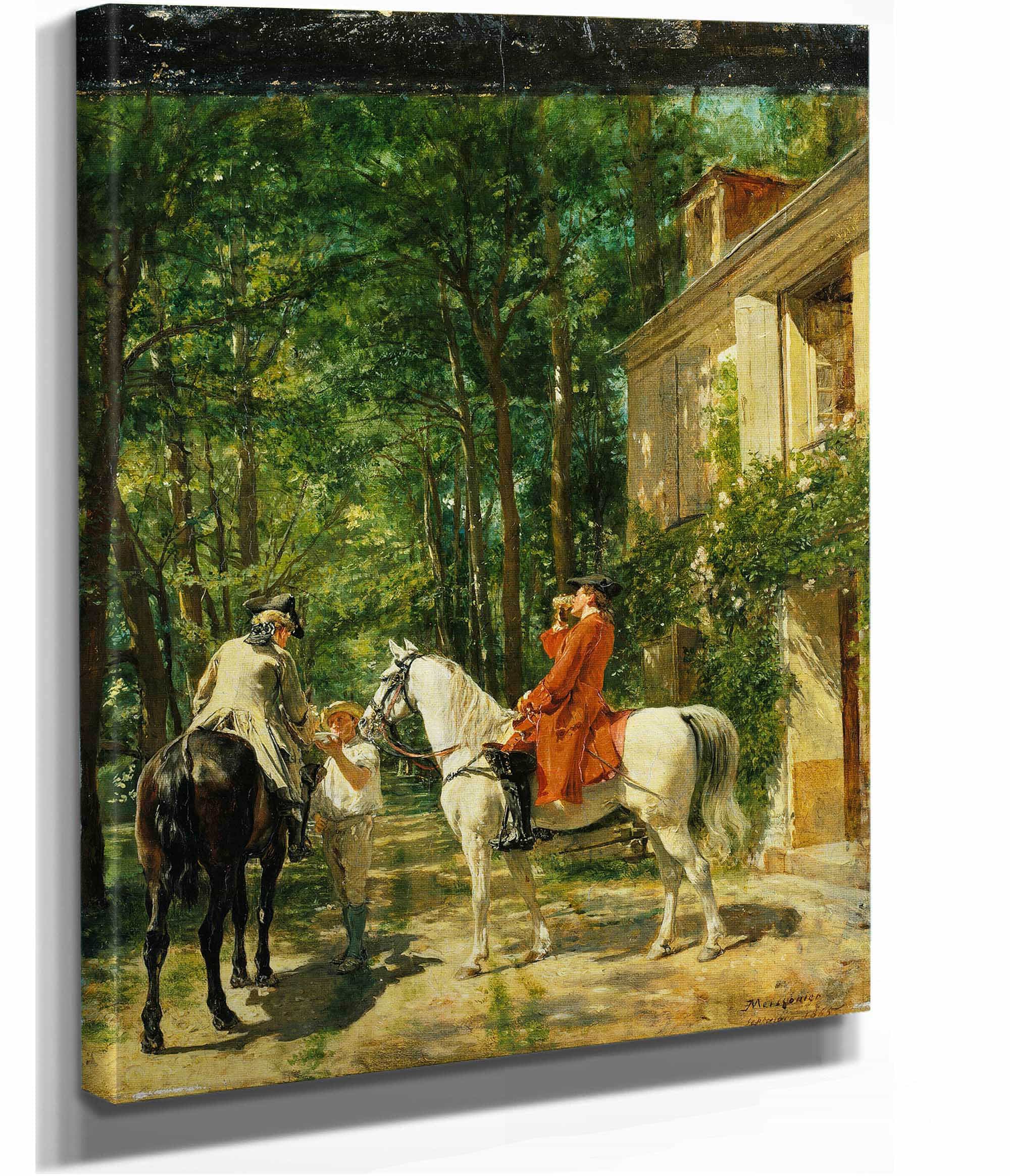 The Roadside Inn by Ernest Meissonier