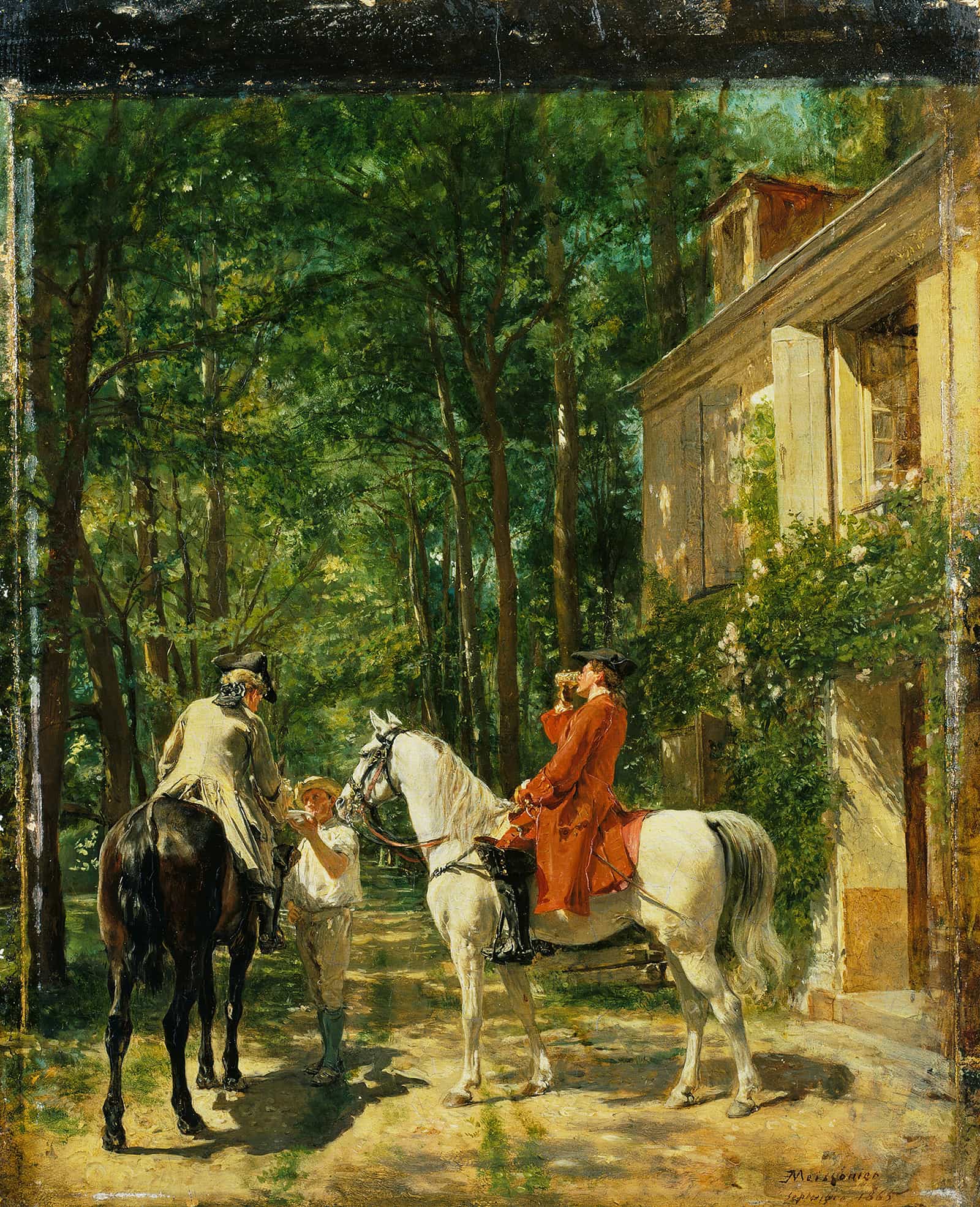 The Roadside Inn by Ernest Meissonier