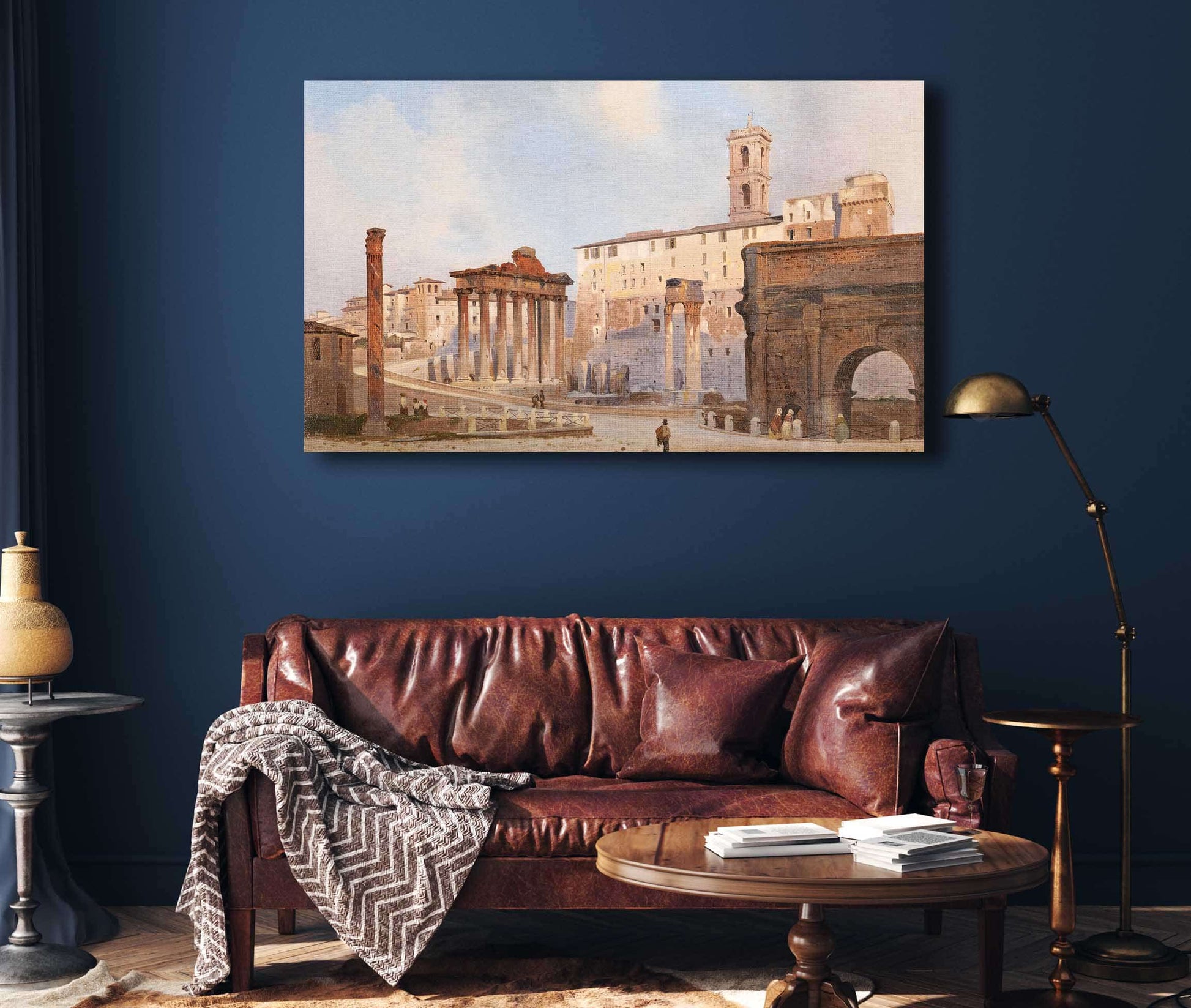 The Roman Forum by Ippolito Caffi
