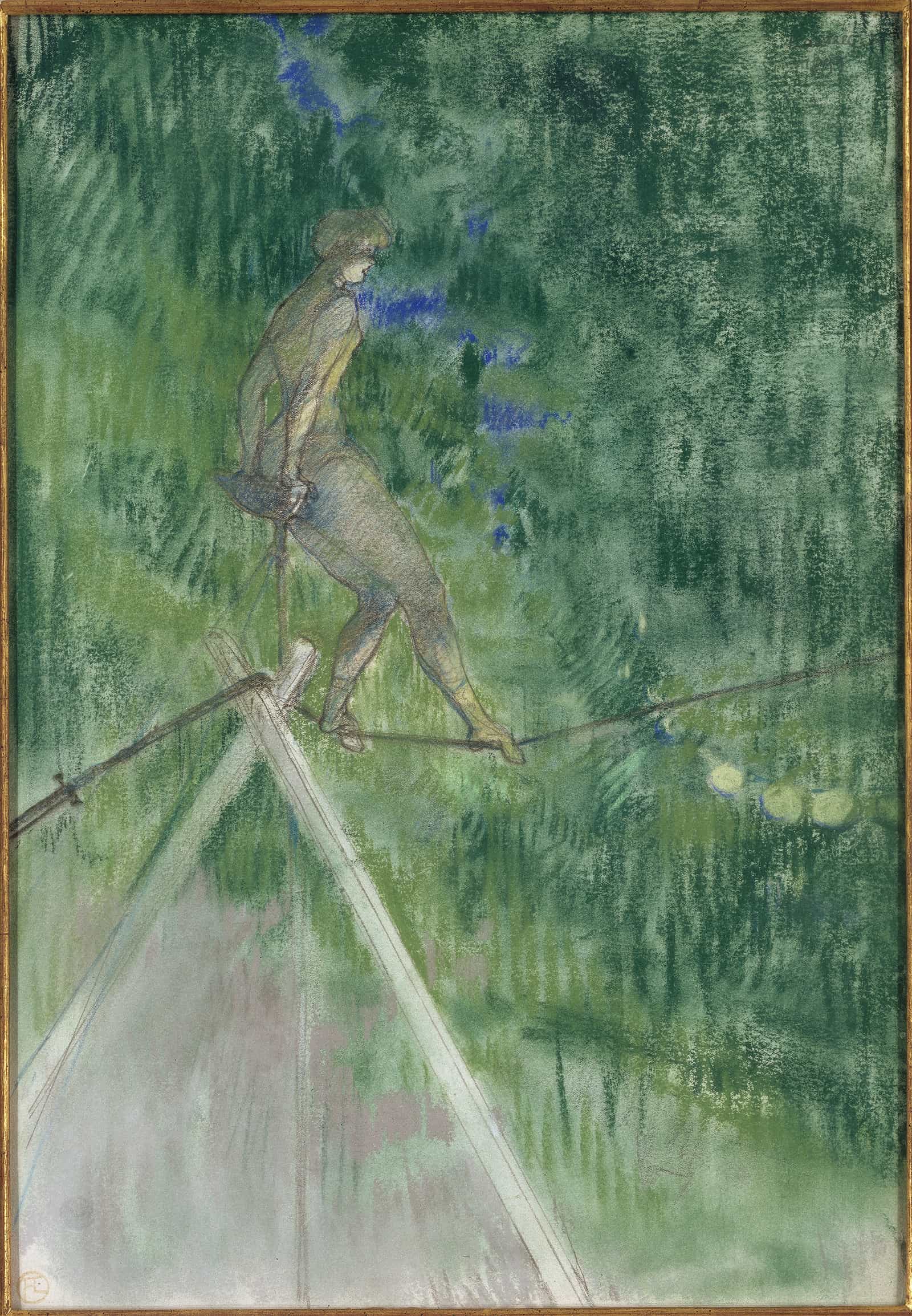 The Rope Dancer by Henri De Toulouse Lautrec
