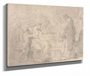 The Royal Family Of Troy Mourning The Death Of Hector  by Gaetano Gandolfi