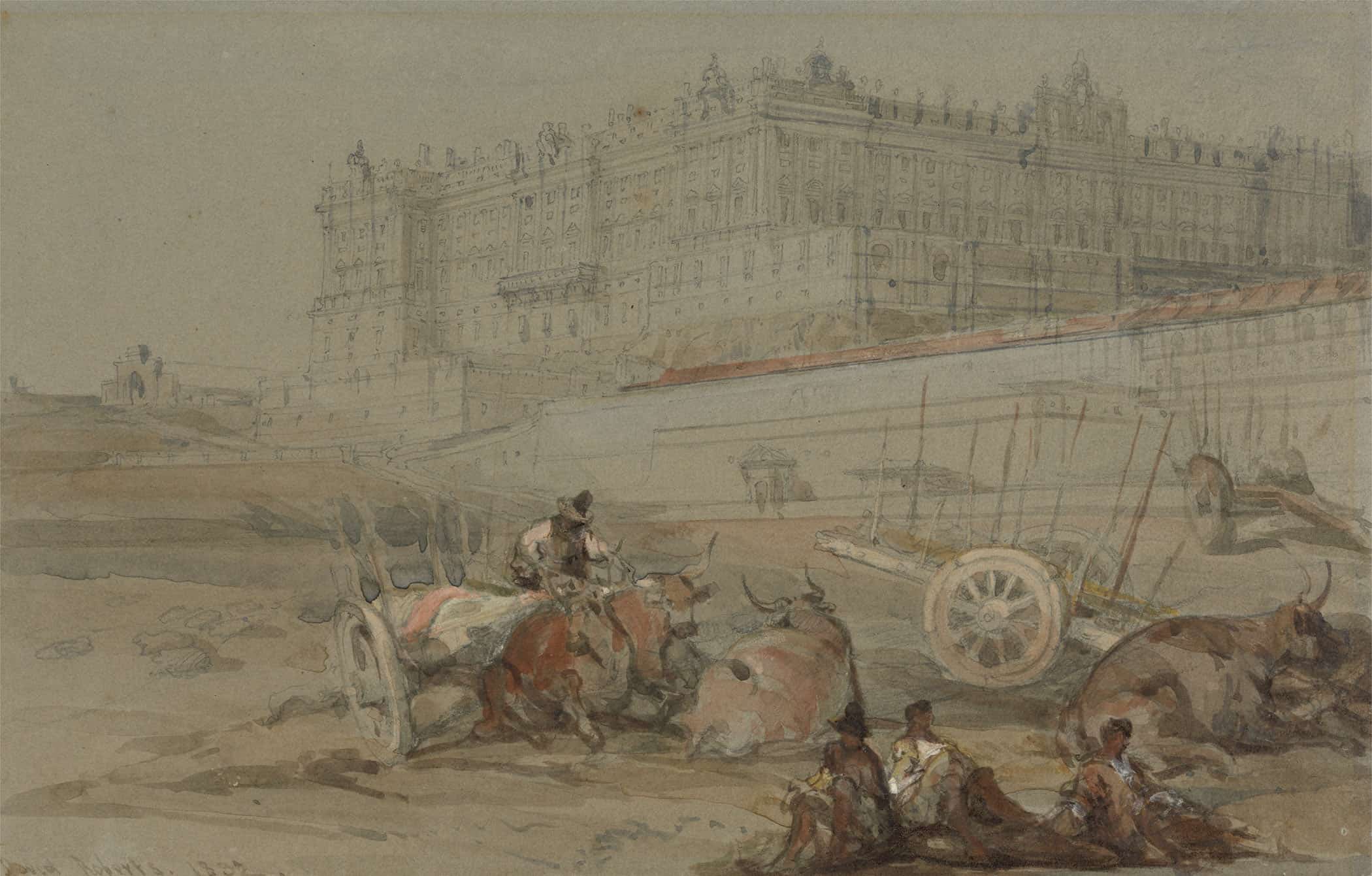 The Royal Palace Madrid by David Roberts