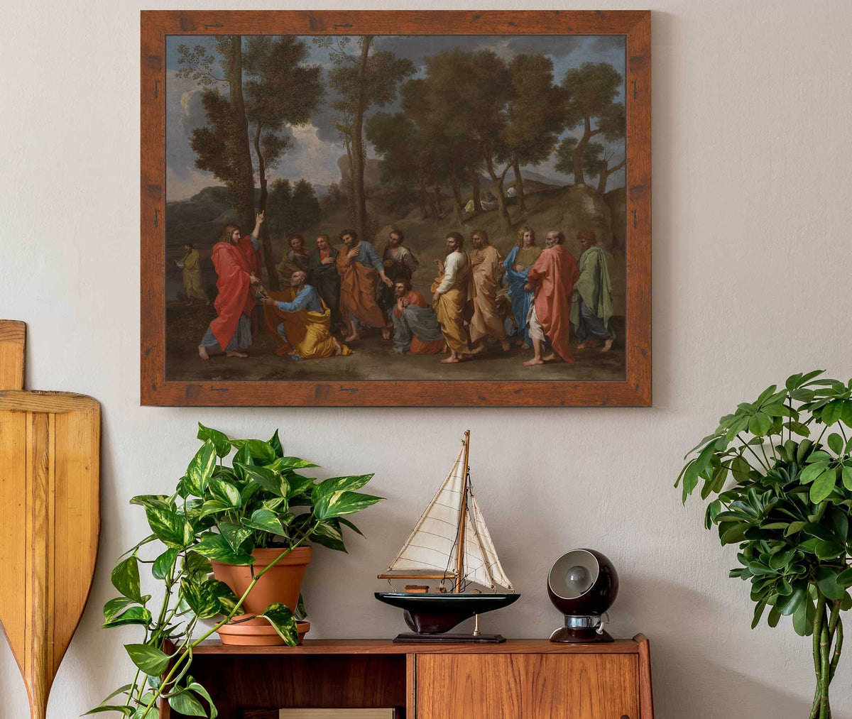 The Sacrament Of Ordination Christ Presenting The Keys To Saint Peter by Nicolas Poussin