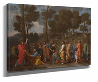 The Sacrament Of Ordination Christ Presenting The Keys To Saint Peter by Nicolas Poussin