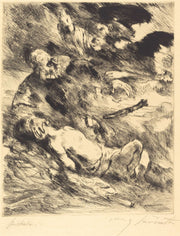 The Sacrifice Of Isaac Die Opferung Isaacs by Lovis Corinth