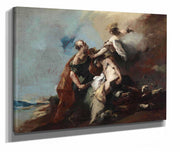 The Sacrifice Of Isaac S by Francesco Guardi