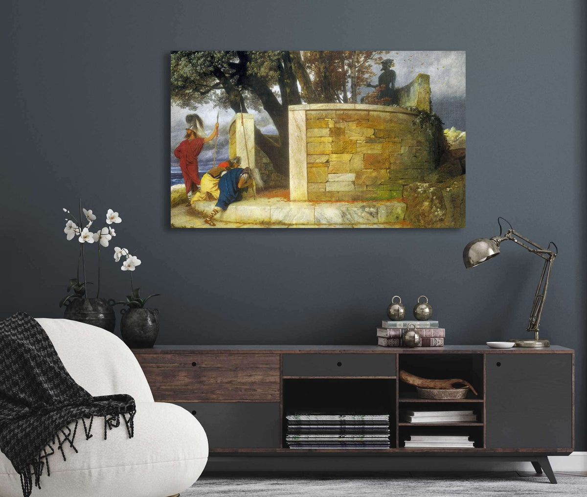 The Sanctuary Of Hercules by Arnold Bocklin