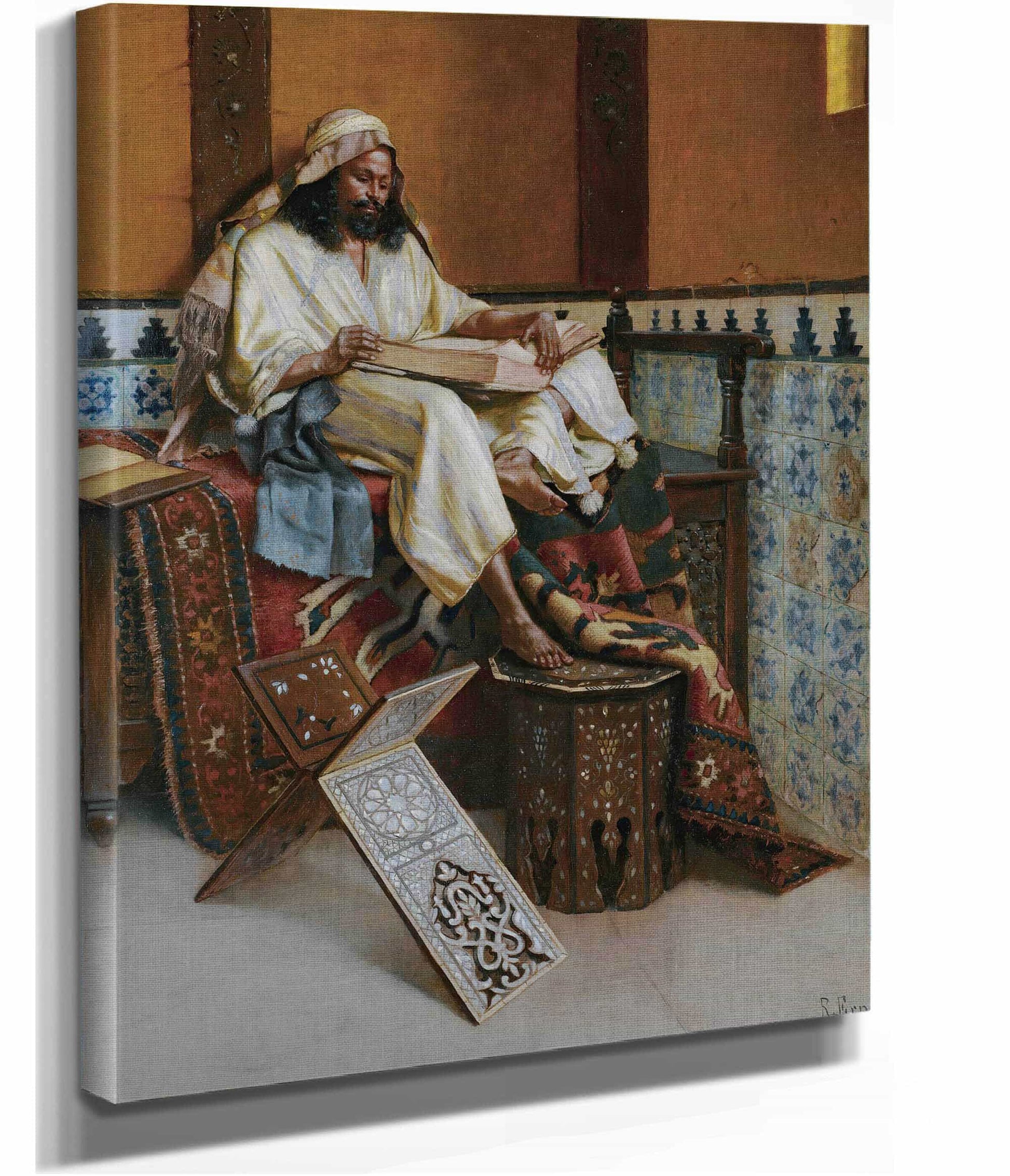 The Scholar by Rudolf Ernst