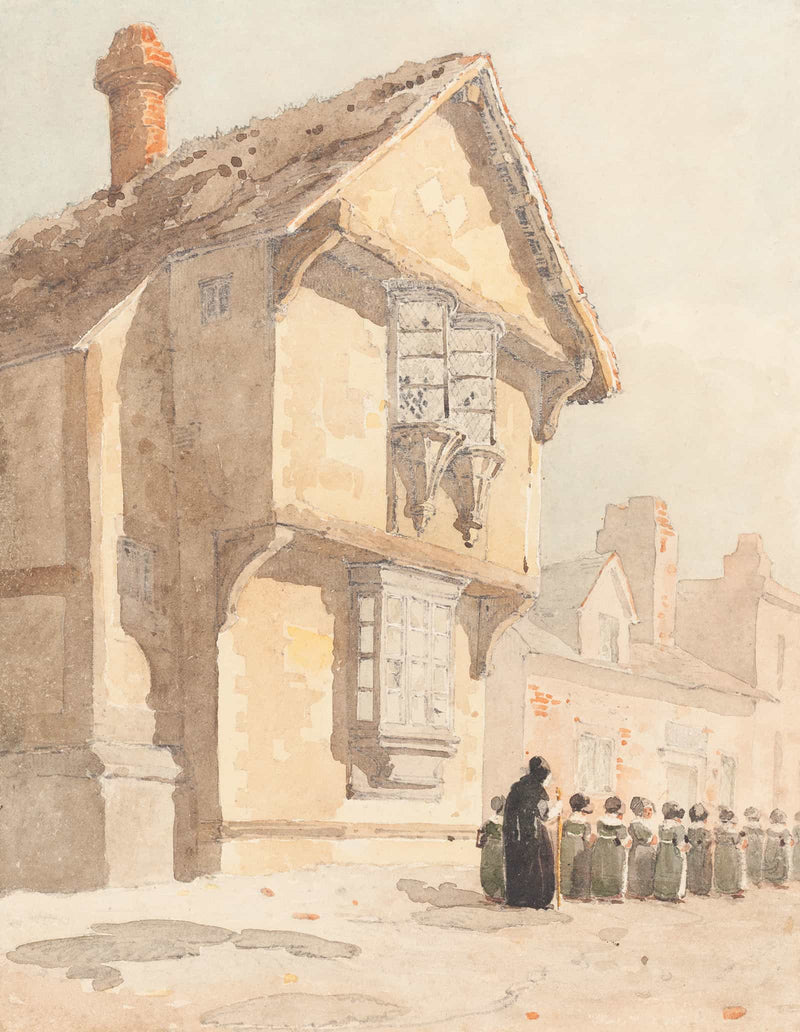 The School Walk by David Cox