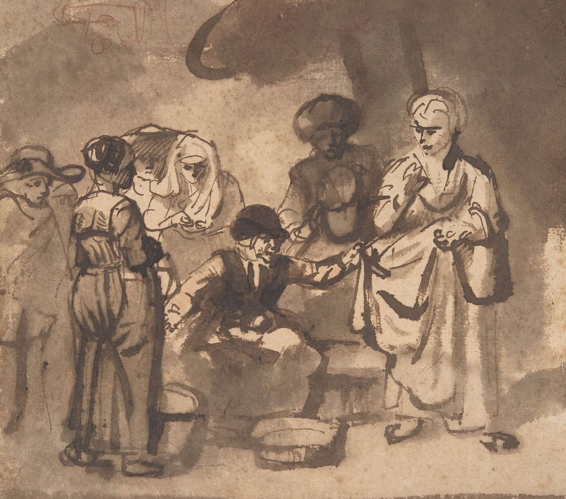 The Scolding Fishwife Th Century by Nicolaes Maes