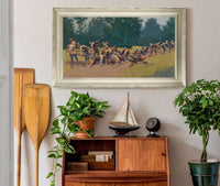 The Scream Of Shrapnel At San Juan Hill by Frederic Remington