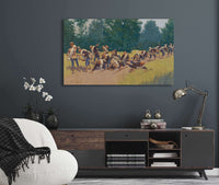 The Scream Of Shrapnel At San Juan Hill by Frederic Remington