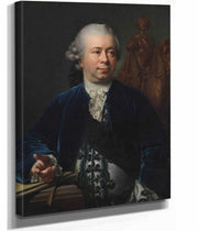 The Sculptor Jacques Francois Joseph Saly by Jens Juel