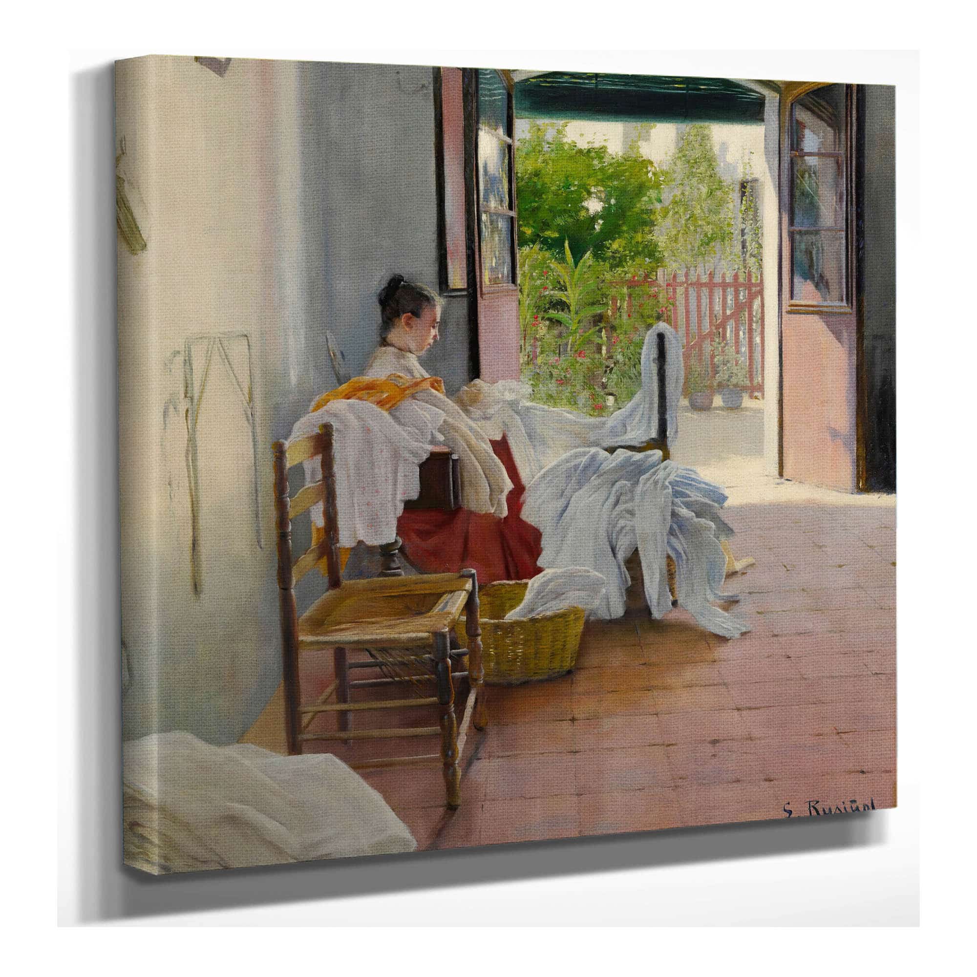 The Seamstress Sitges by Santiago Rusinol