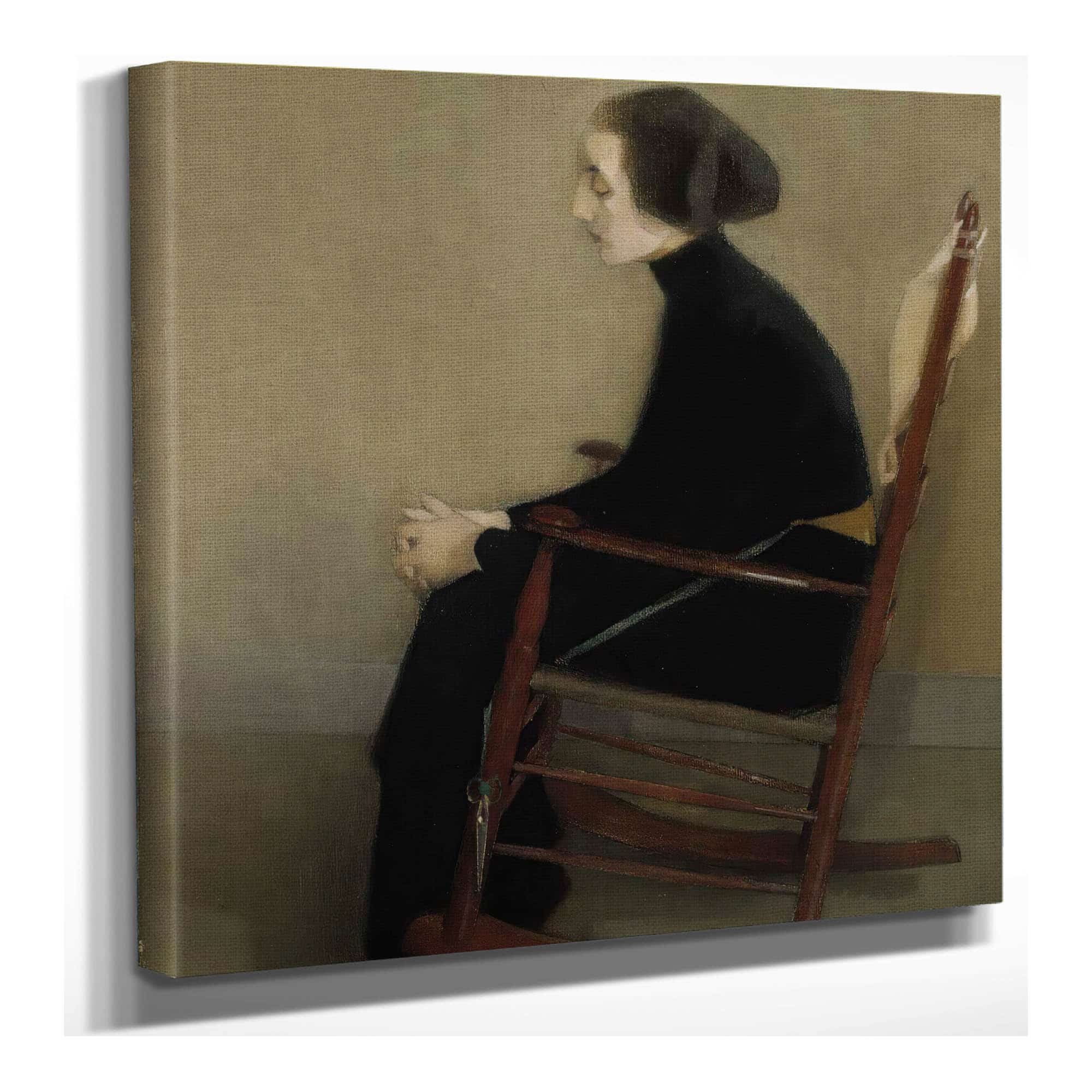 The Seamstress The Working Woman by Helene Schjerfbeck