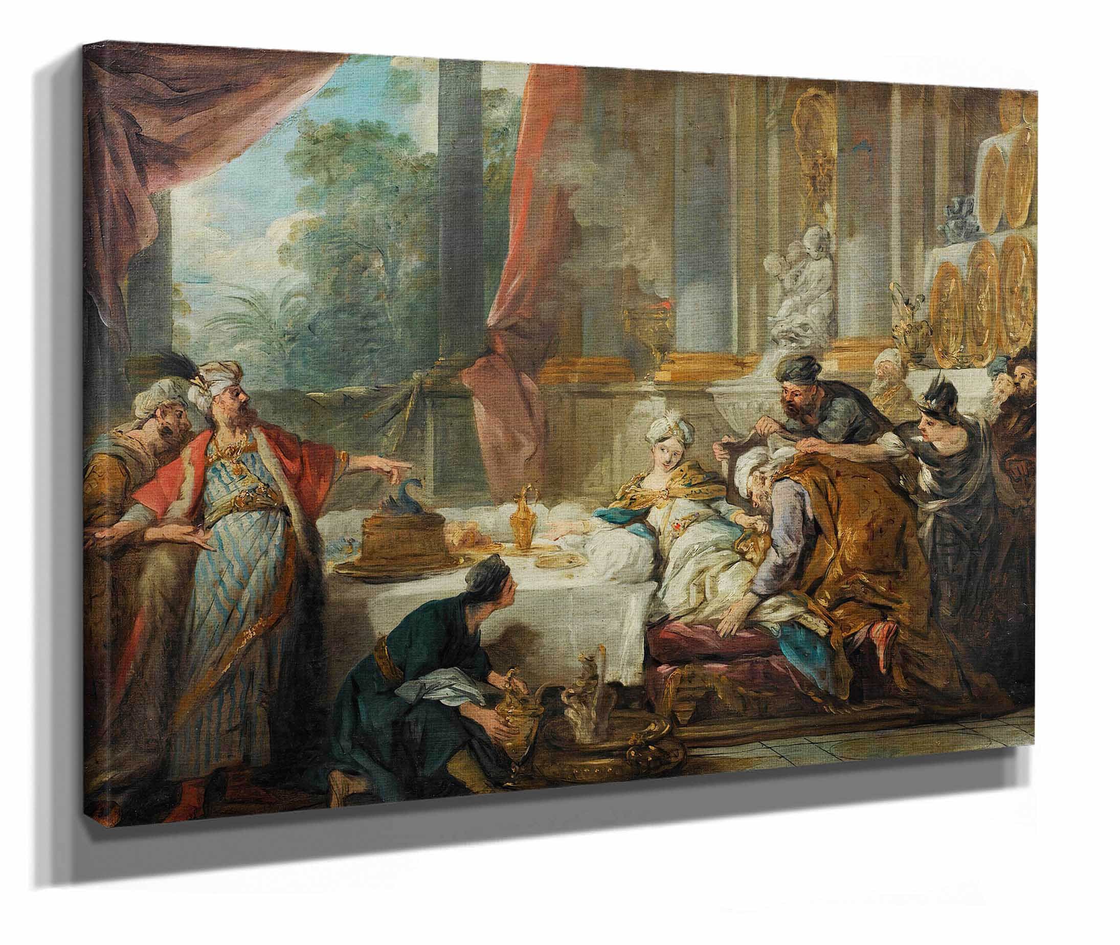 The Sentencing Of Aman by Jean Francois De Troy