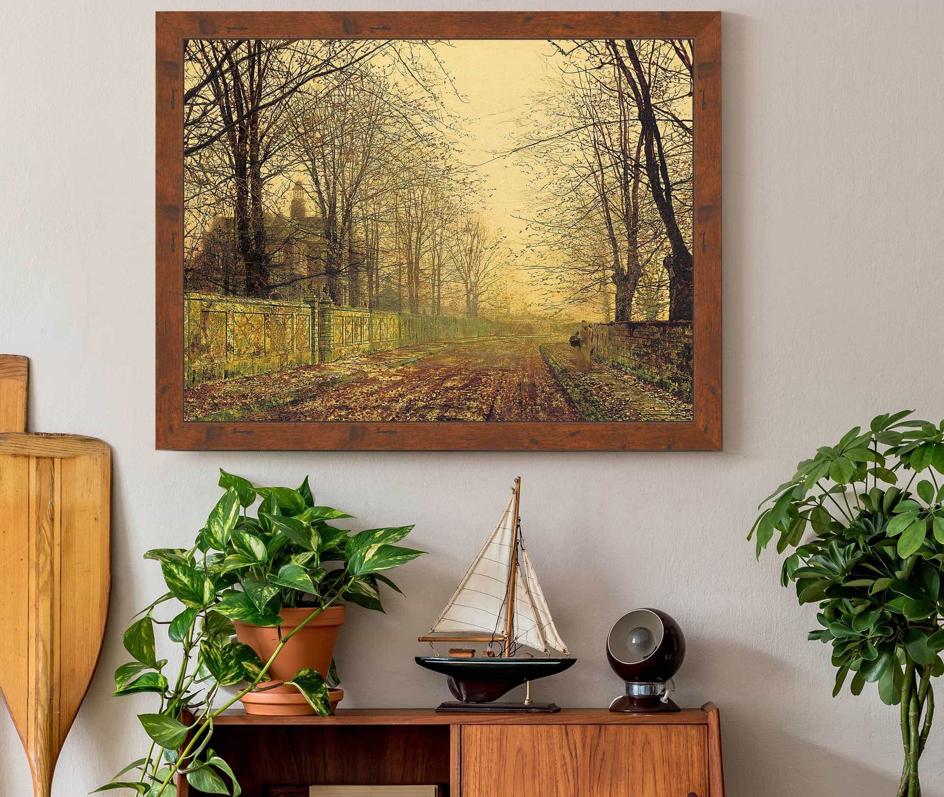 The Sere And Yellow Leaf by John Atkinson Grimshaw