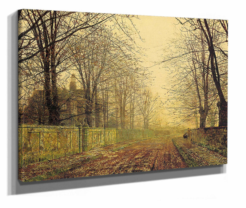 The Sere And Yellow Leaf by John Atkinson Grimshaw