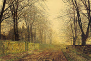 The Sere And Yellow Leaf by John Atkinson Grimshaw