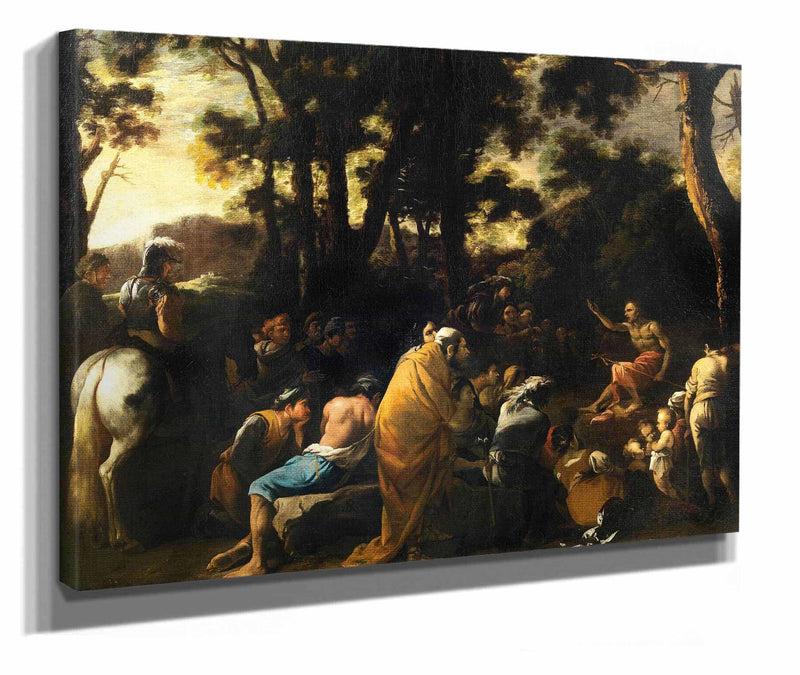 The Sermon Of Saint John The Baptist by Salvator Rosa