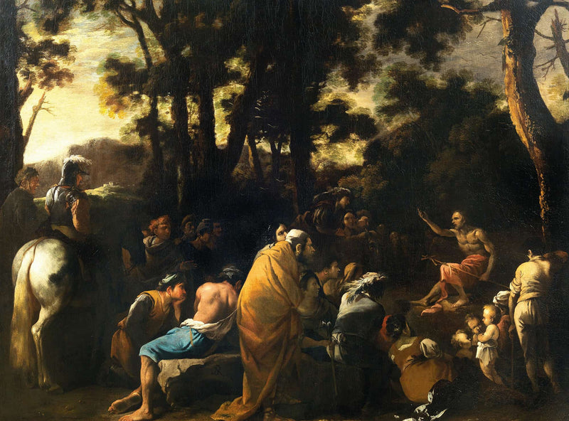 The Sermon Of Saint John The Baptist by Salvator Rosa