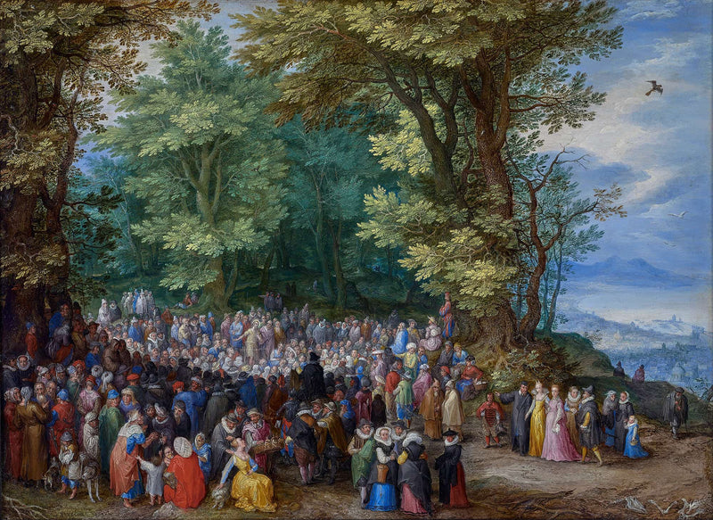 The Sermon On The Mount by Jan Brueghel The Elder