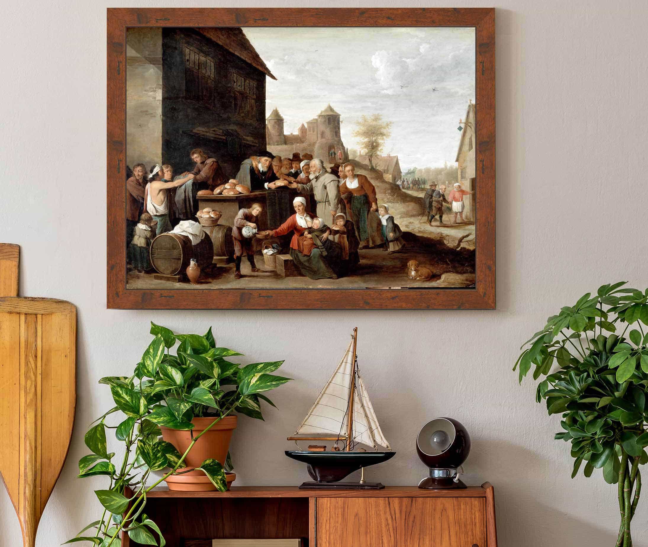 The Seven Corporal Works Of Mercy by David Teniers The Younger
