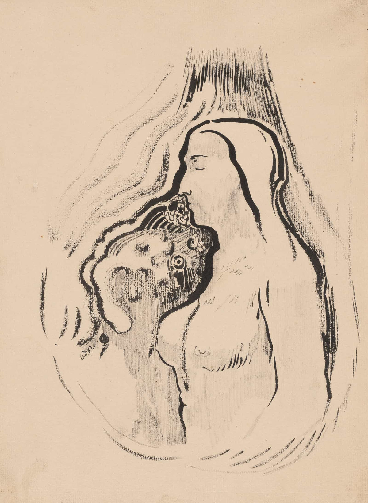 The Shadow Lombre by Odilon Redon