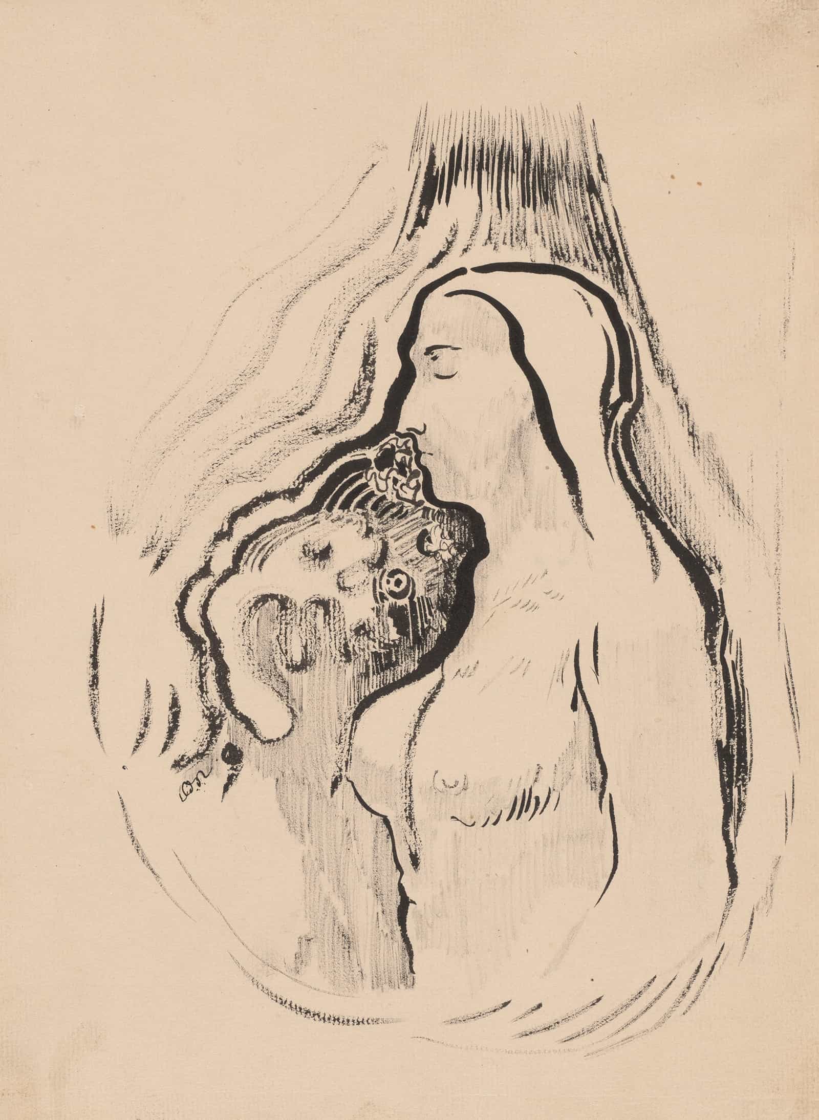 The Shadow Lombre by Odilon Redon