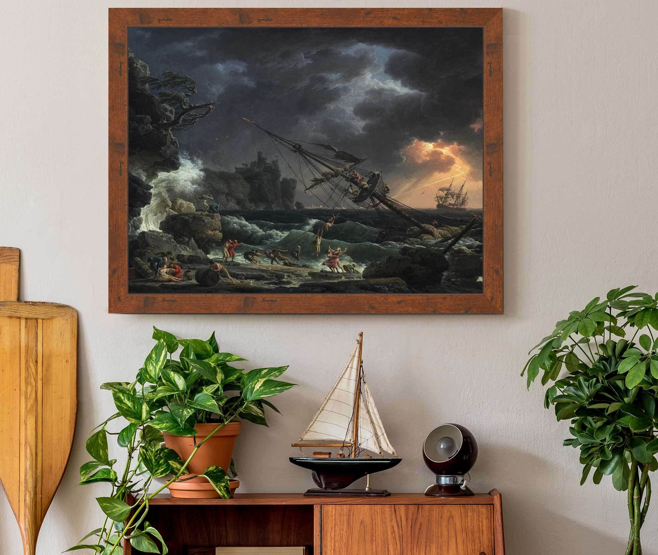 The Shipwreck by Claude Joseph Vernet