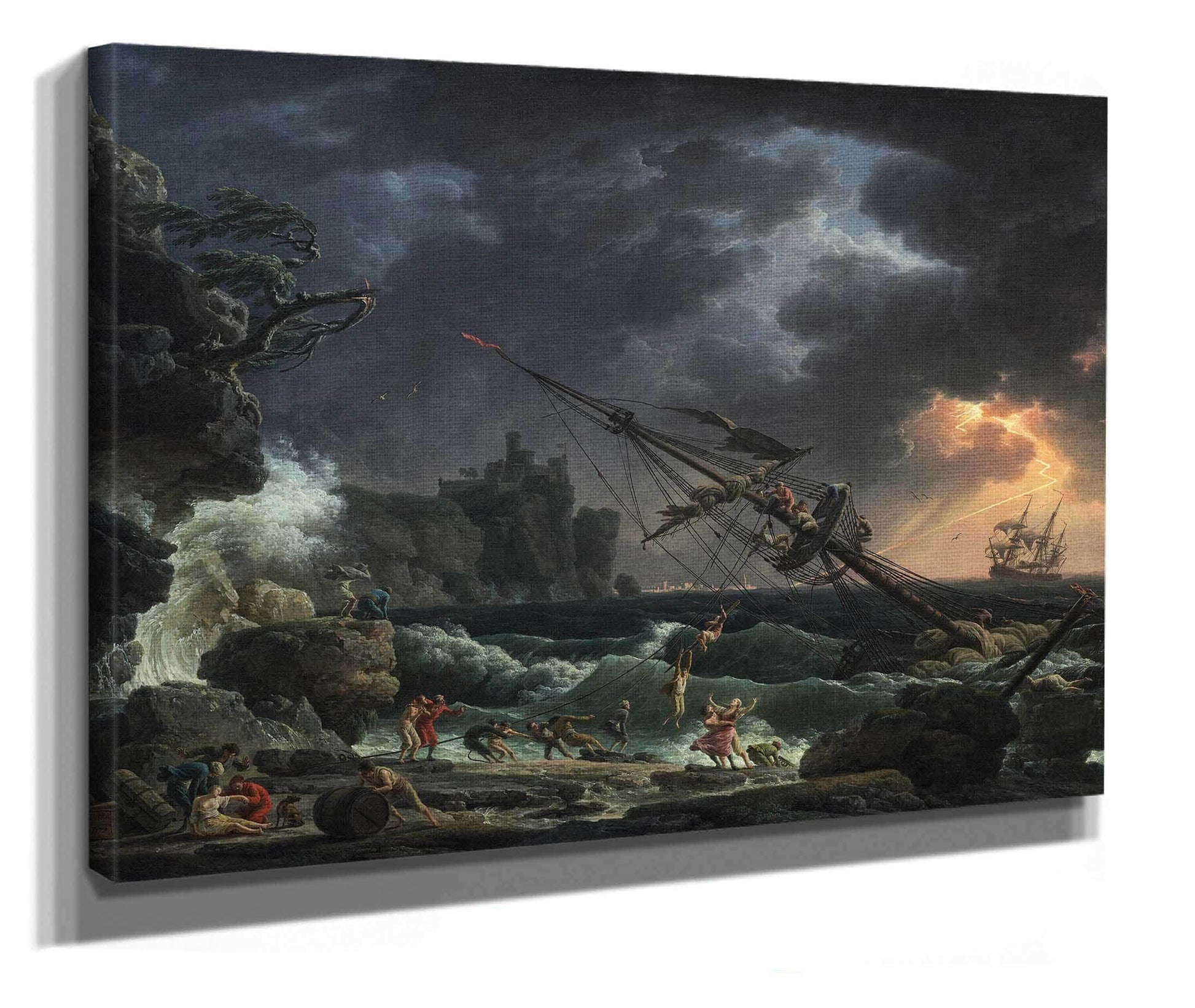 The Shipwreck by Claude Joseph Vernet