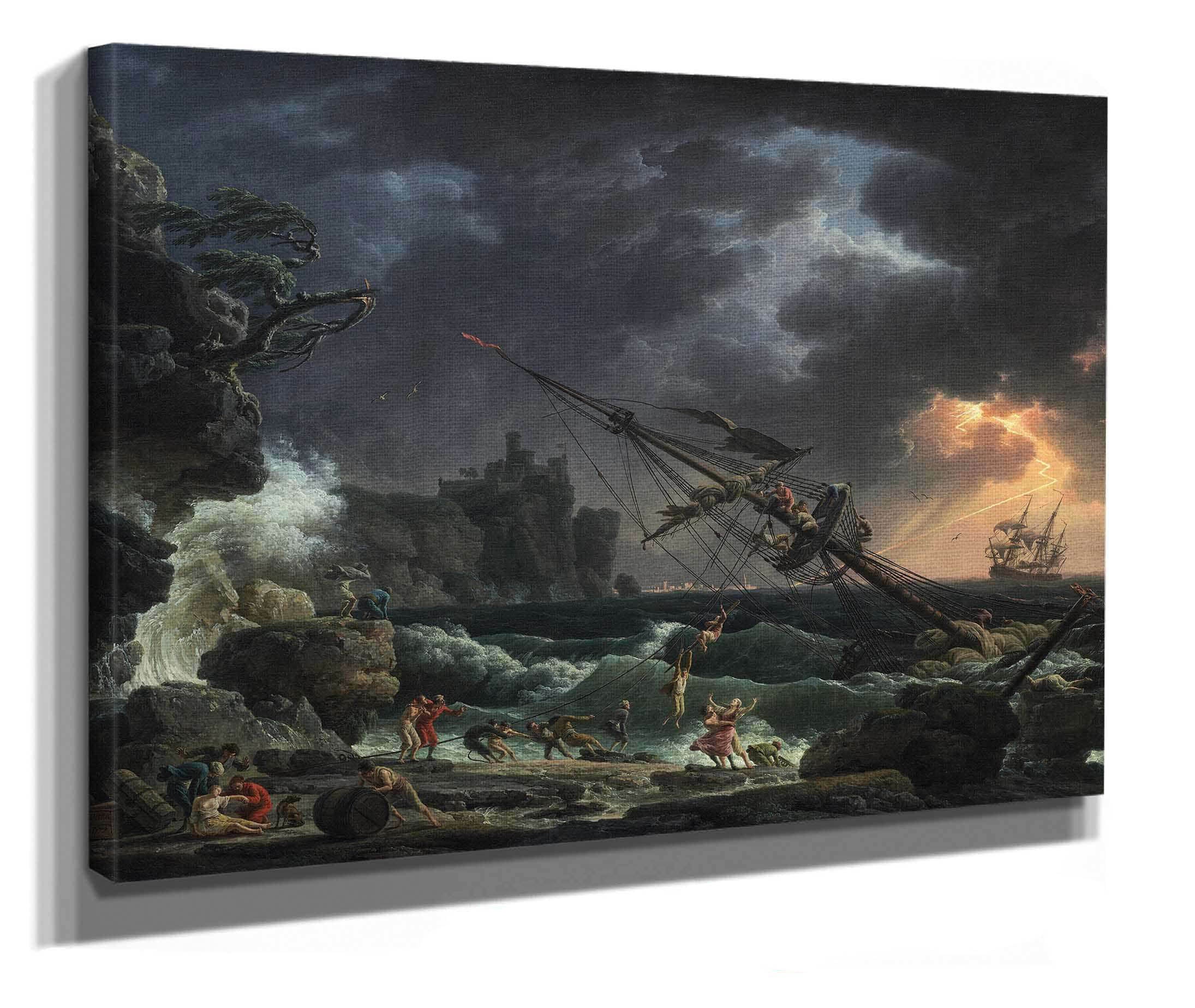 The Shipwreck by Claude Joseph Vernet