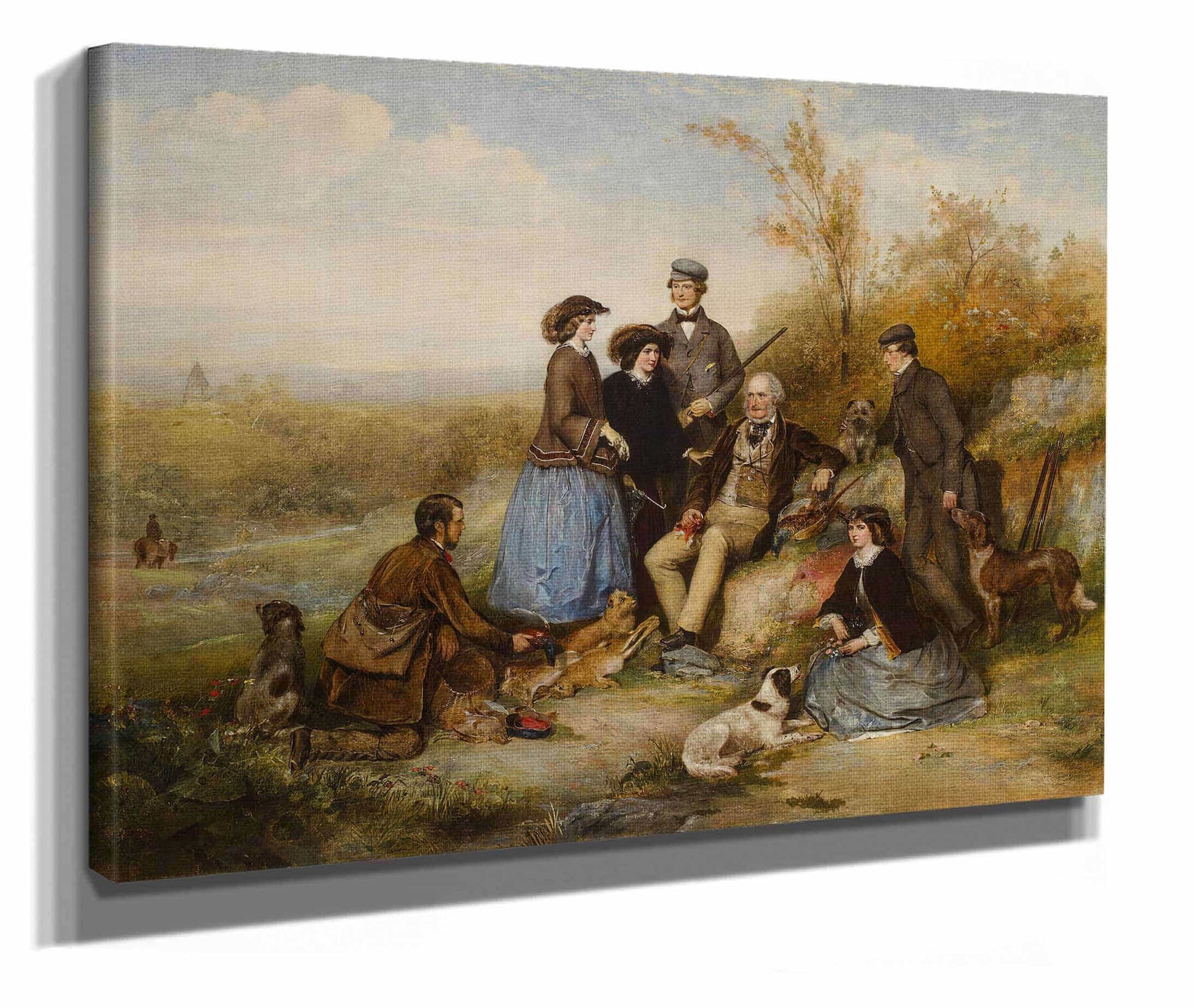 The Shooting Party by William Powell Frith