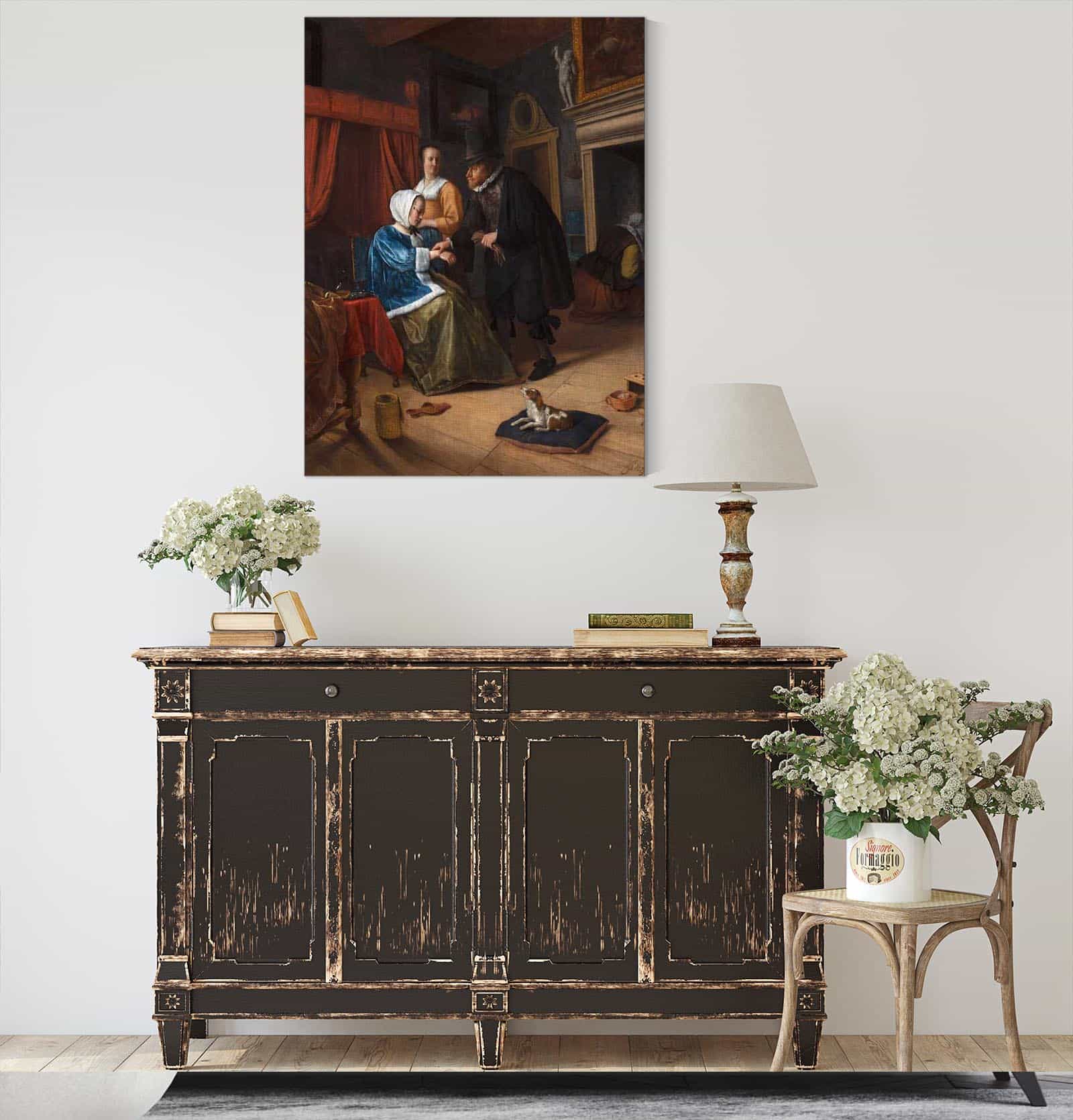The Sick Girl by Jan Steen