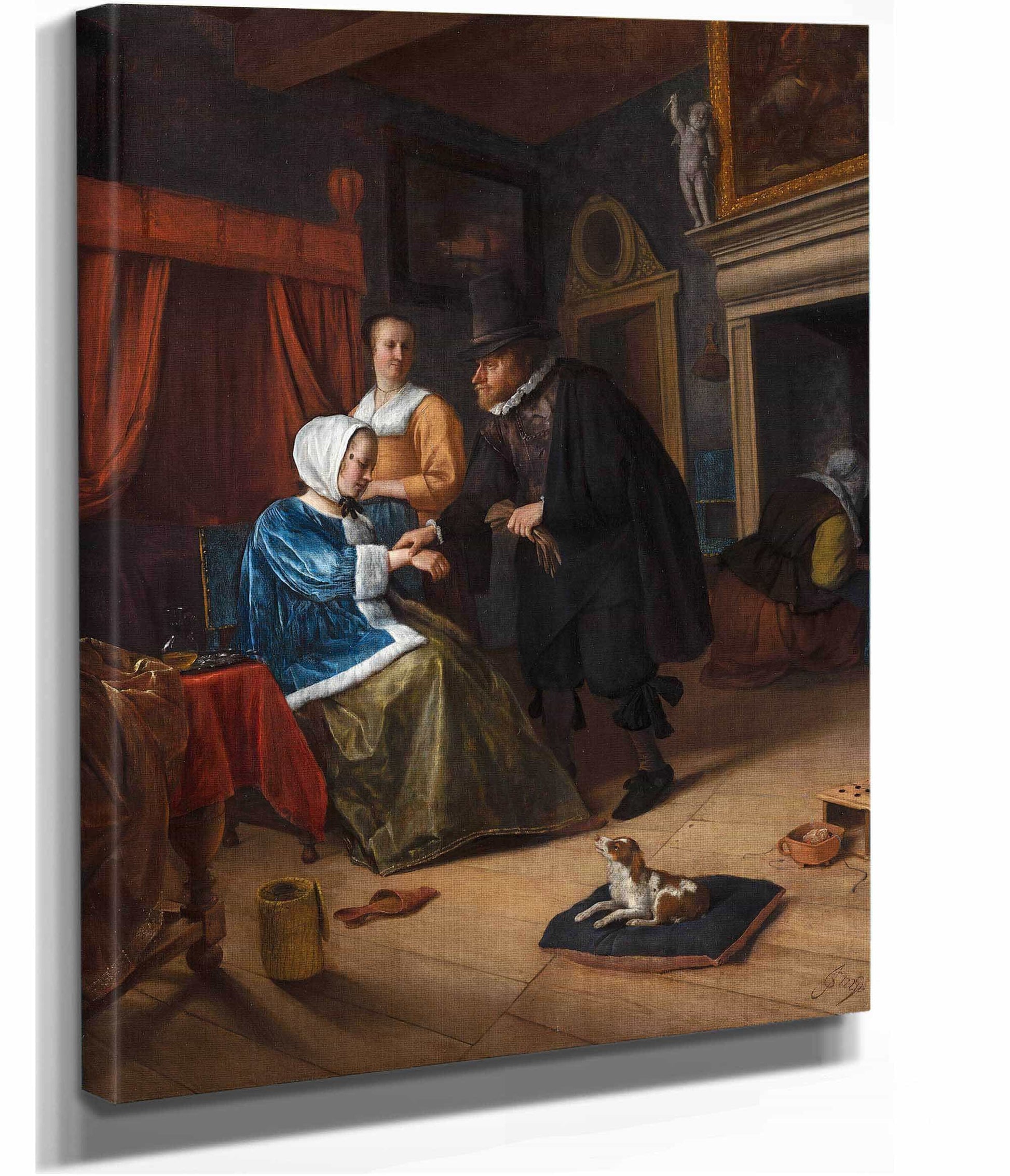 The Sick Girl by Jan Steen