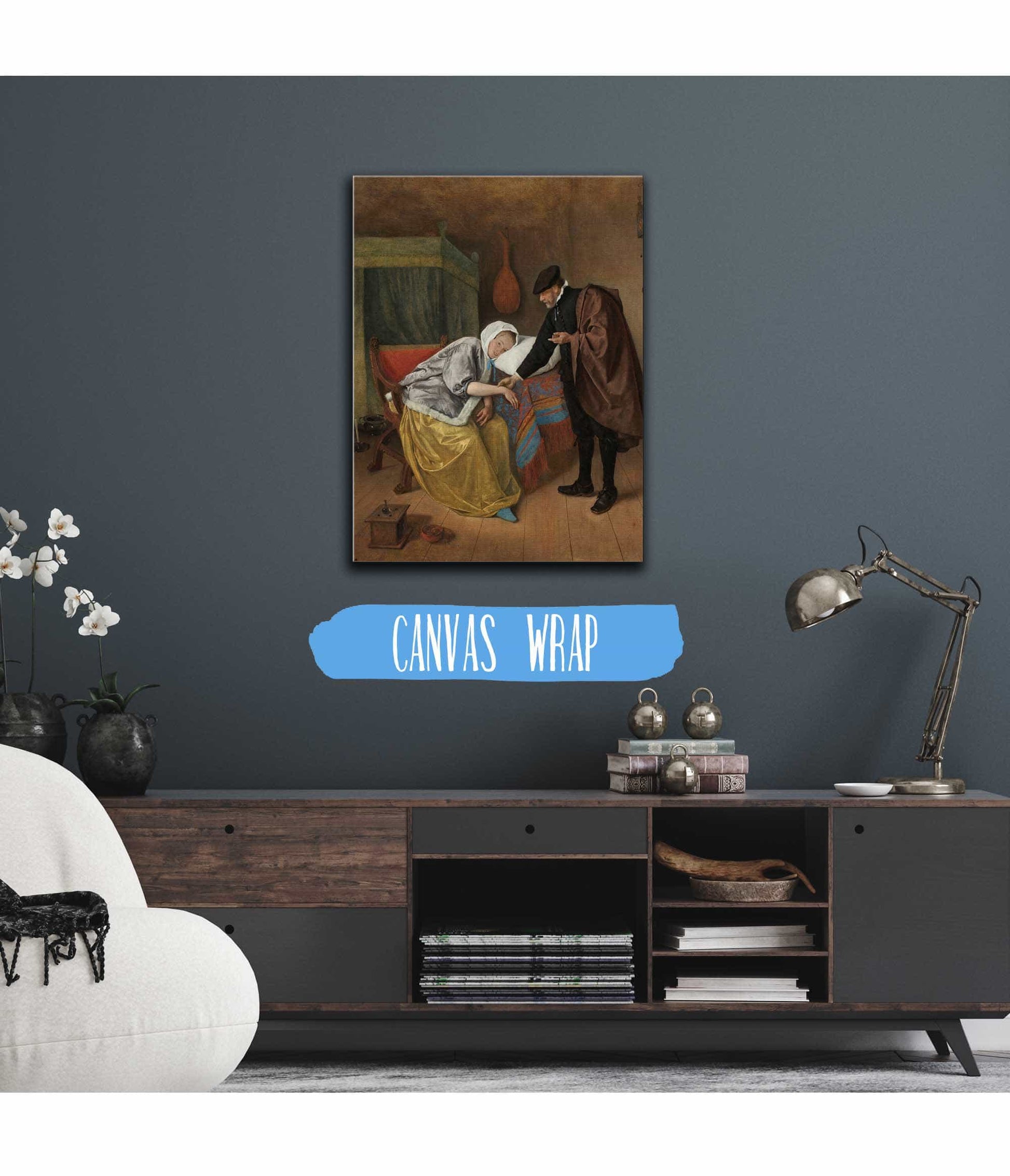 The Sick Woman C by Jan Steen